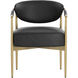 Heloise Bravo Black Dining Armchair in Cantina Black